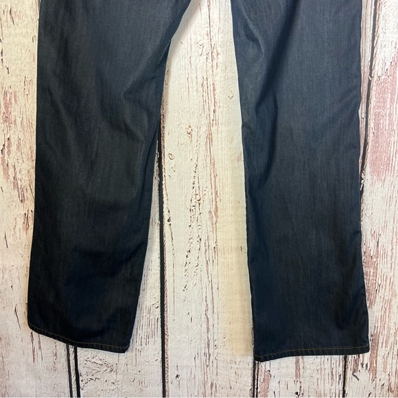 Mavi Mike Bootcut Low Rise Dark Wash Relaxed Denim Jeans Size 34 x 32 EUC - Picture 10 of 16